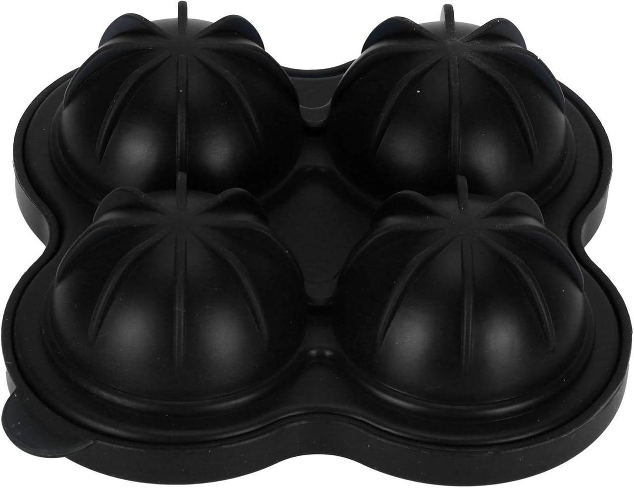 Форма для льоду Куля 4 комірок Чорний (НР051590) - фото 1