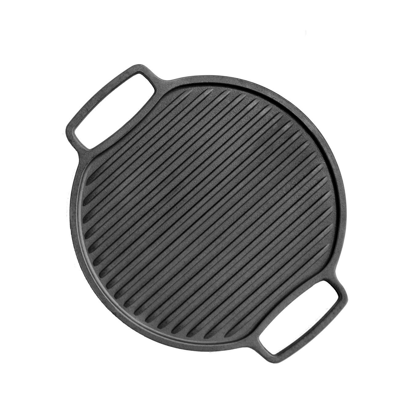 Плато чугунное Brizoll двухстороннее круглое