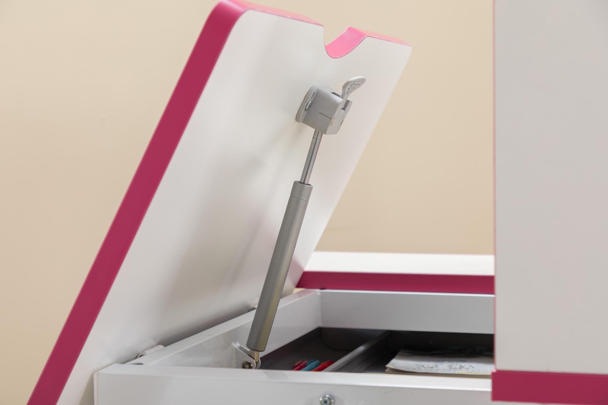 Парта детская регулируемая GT Racer DS-1603 Pink - фото 6