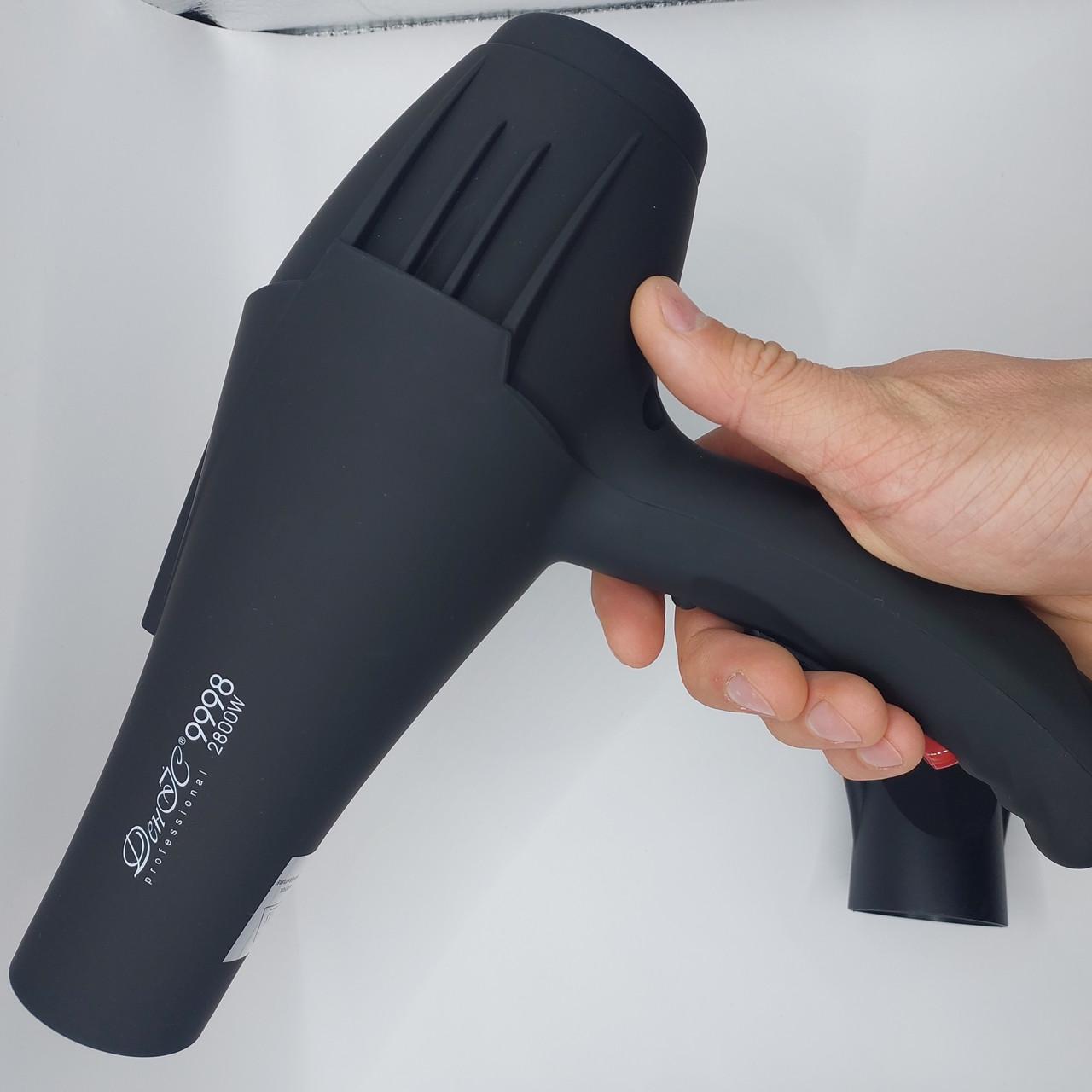Фен професійний ДенІС professional 9998 ION 2800 вт Black (2091783669) - фото 10 Фен професійний ДенІС professional 9998 ION 2800 вт Black (2091783669) - фото 10