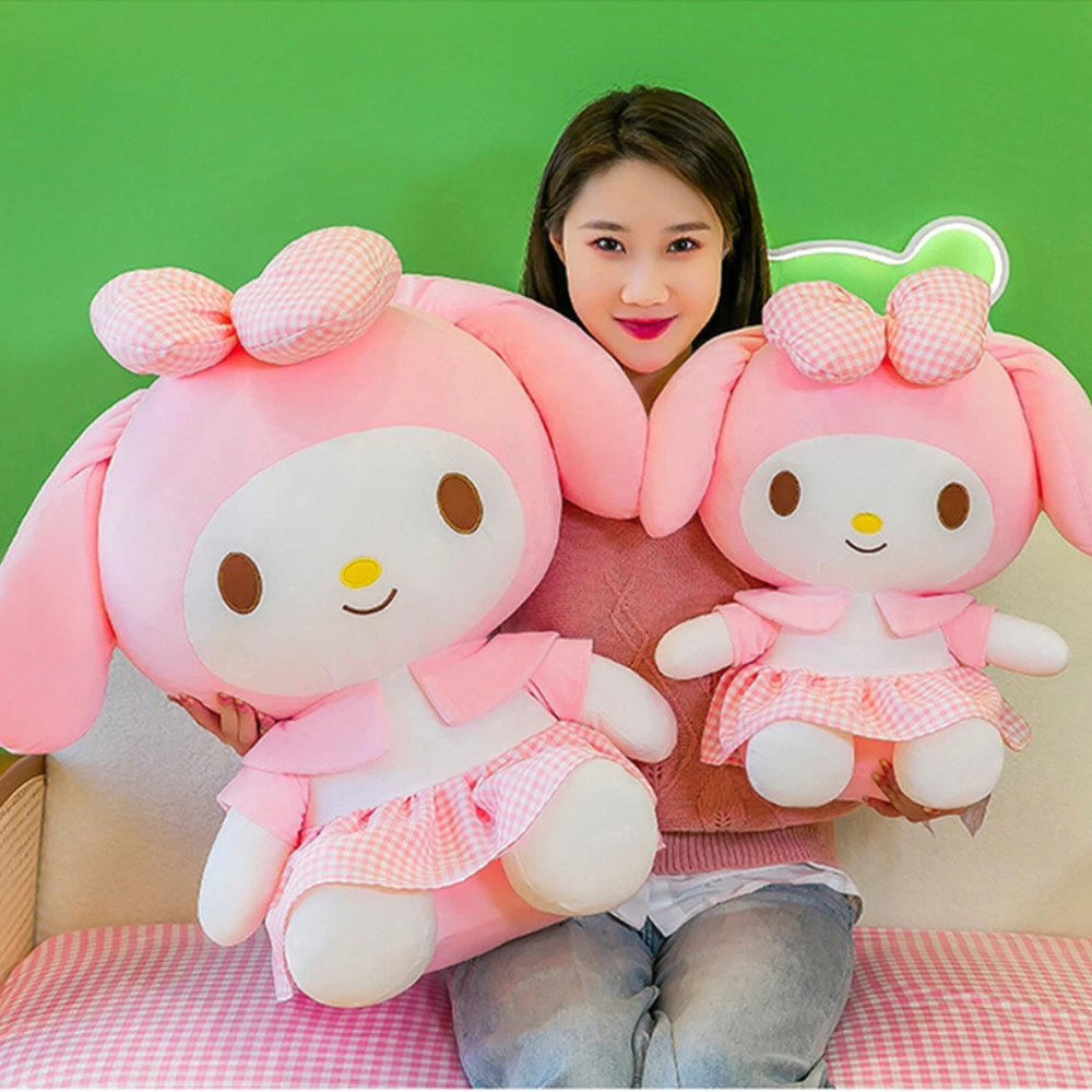 ᐉ Игрушка плюшевая My melody sanrio мягкий кролик аниме 55 см
