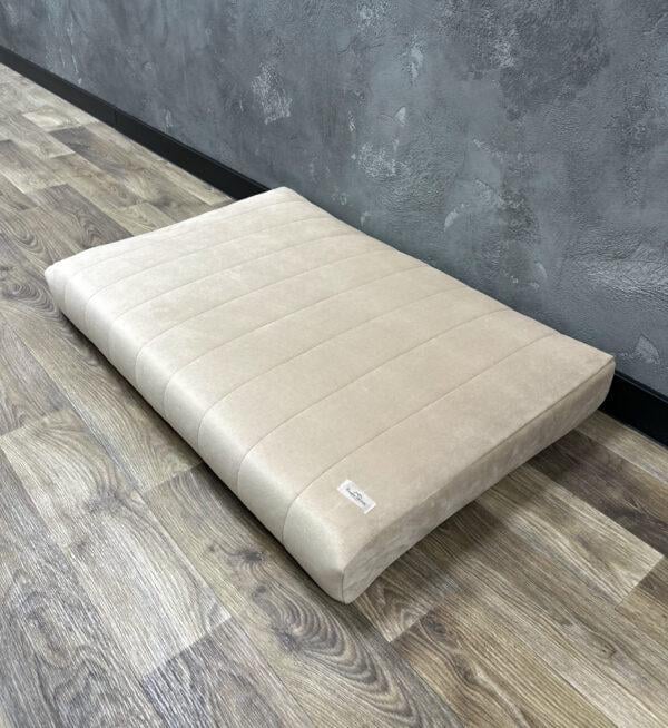 Матрас Comfort Home с декором на подоконники/каркасы/поддоны/садовую мебель велюровый 160х40х10 см Beige