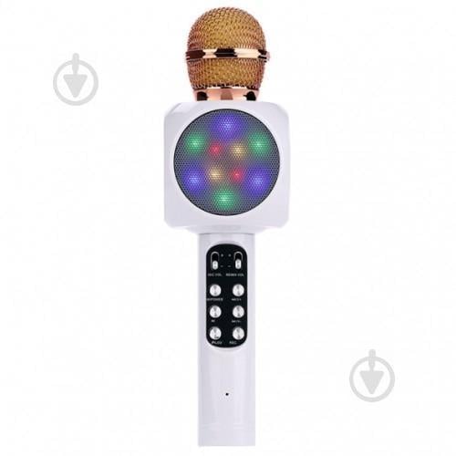 Мікрофон-колонка bluetooth WS-1816 white Wster (0222) - фото 2 Мікрофон-колонка bluetooth WS-1816 white Wster (0222) - фото 2