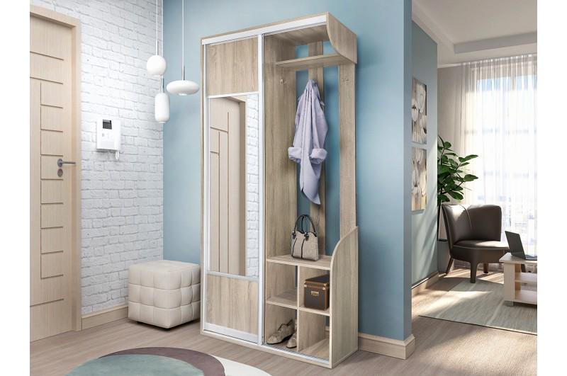 Прихожая Купе Бриз Мікс Меблі 2250х1200х400 мм Трюфель (А0052978) - фото 1 Прихожая Купе Бриз Мікс Меблі 2250х1200х400 мм Трюфель (А0052978) - фото 1