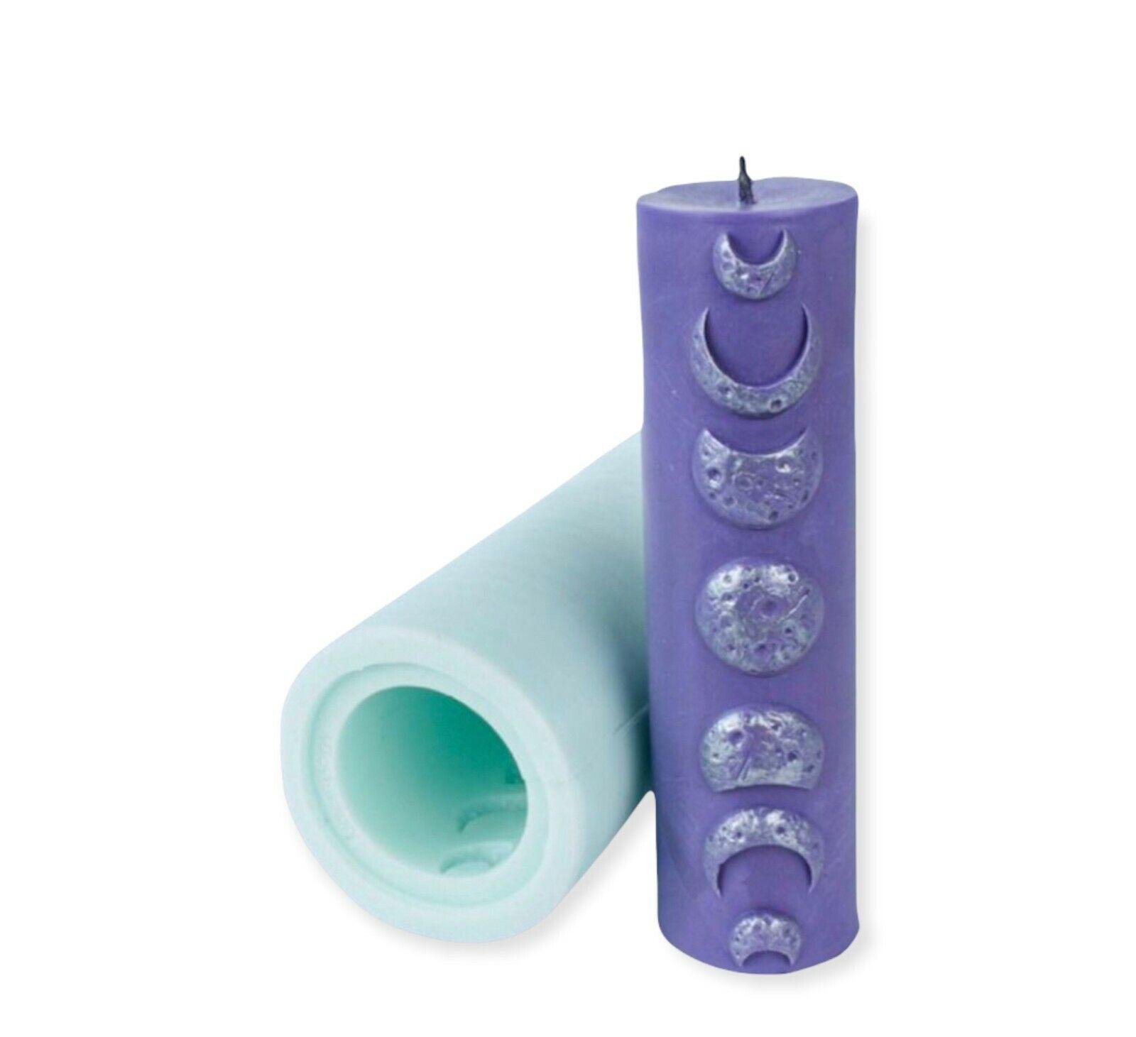 Молд для свічок Фази місяця циліндр 14 см (15419952)