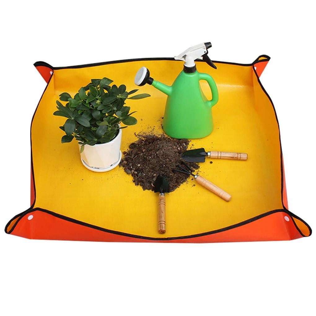 Килимок садовий для пересадки рослин Жовтий 100х100 см Килимок садовий для пересадки рослин Жовтий 100х100 см