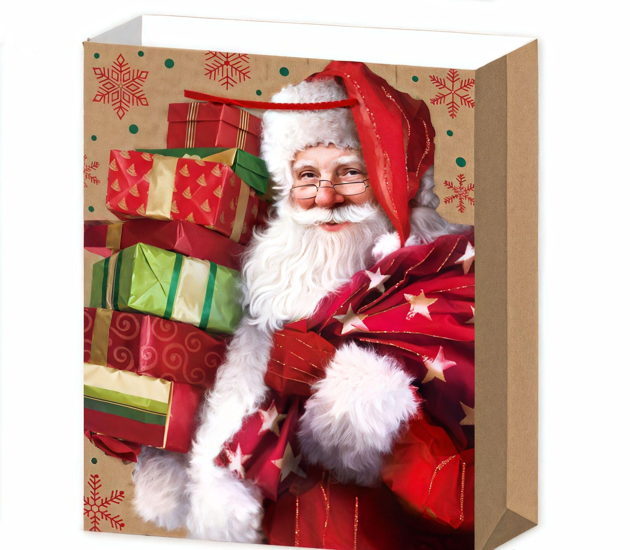 Подарочный пакет новогодний Stenson R96604-L (23790044)