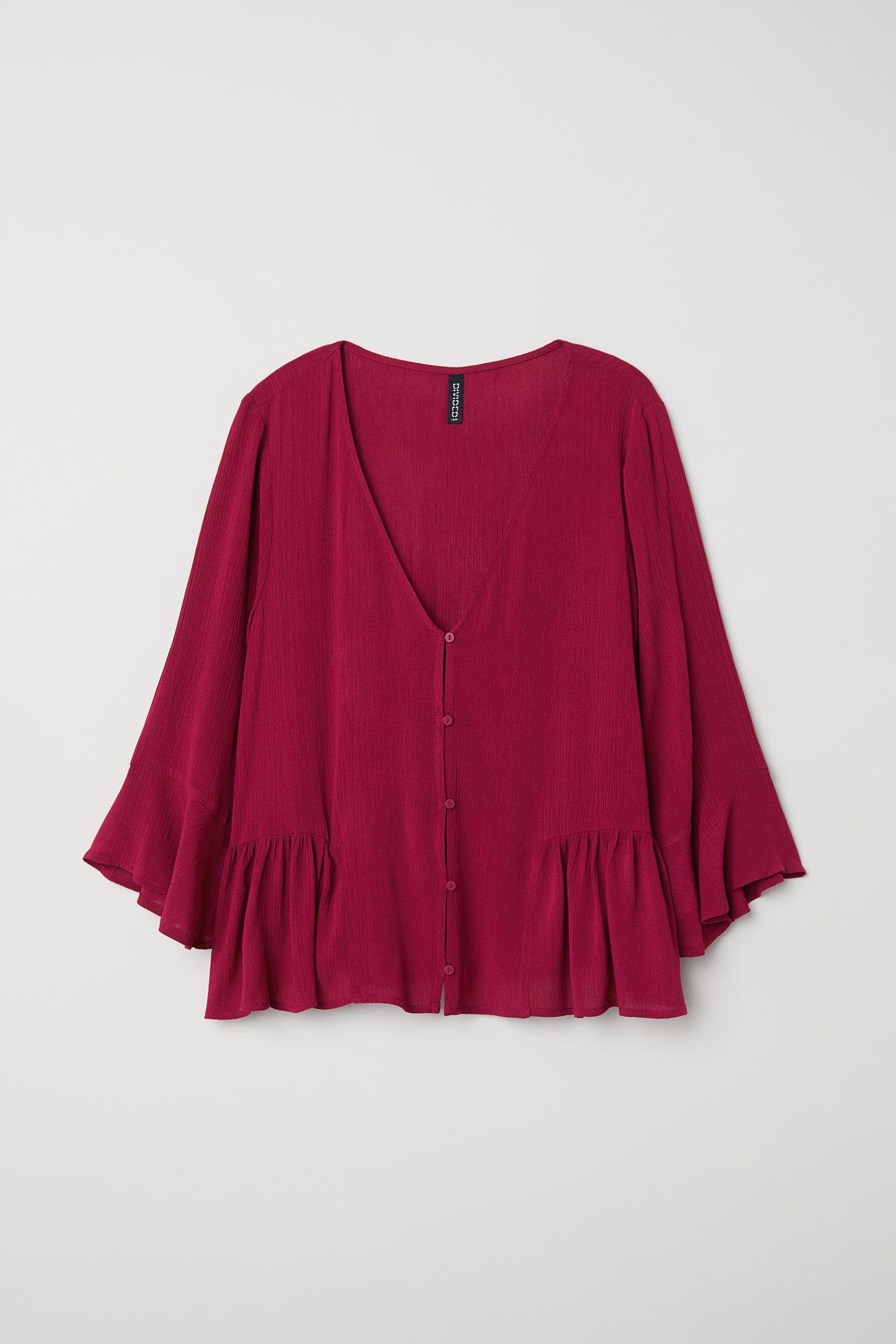 Блуза H&M р. 38 Фуксия (23026044547)