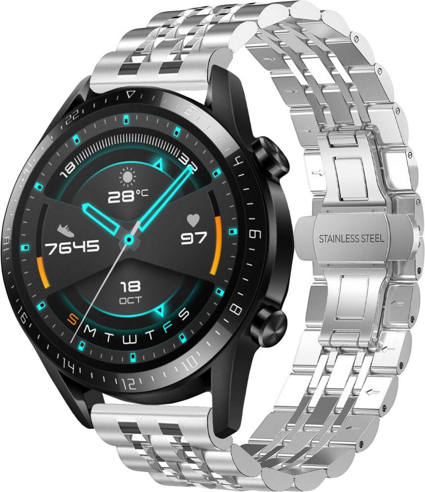 Браслет металлический Spinye для Huawei Watch GT Silver (28946-59)