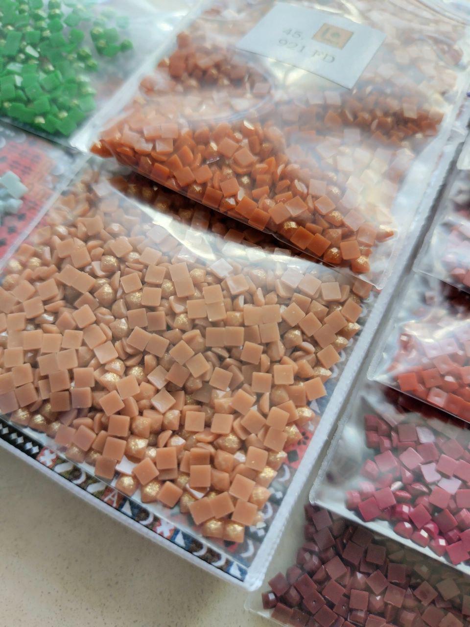 Алмазная мозаика АлМазка С видом на осень квадратные алмазы без подрамника 40x50 см (АлМ-289) - фото 3 Алмазная мозаика АлМазка С видом на осень квадратные алмазы без подрамника 40x50 см (АлМ-289) - фото 3