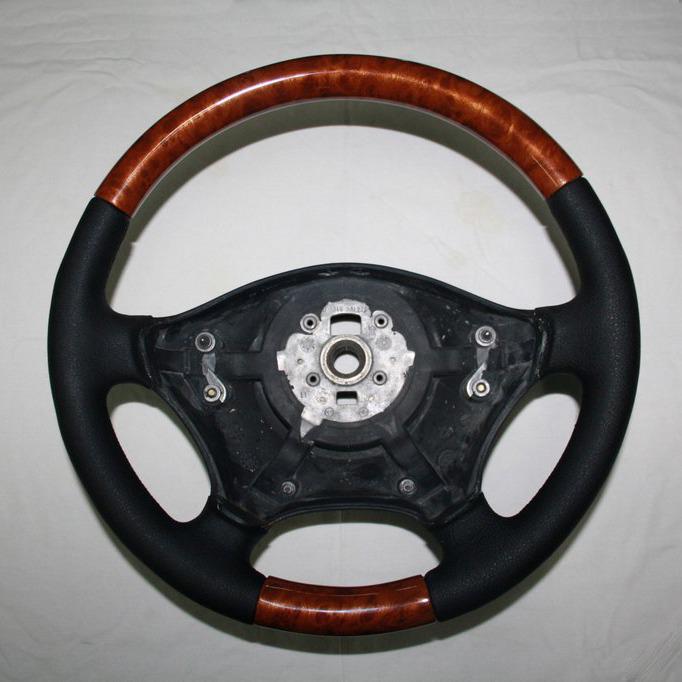 Руль для Mercedes Viano 2004-2014 гг. кожа/дерево (21531)