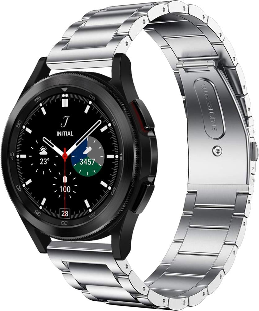 Браслет металлический Shape для Galaxy Watch 4 Classic 46 мм Silver (25298-59) - фото 1 Браслет металлический Shape для Galaxy Watch 4 Classic 46 мм Silver (25298-59) - фото 1