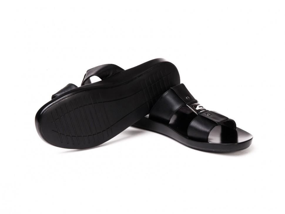 Шлепанцы мужские Solo 7142998 натуральная кожа р. 45 Черный (3950) - фото 2 Шлепанцы мужские Solo 7142998 натуральная кожа р. 45 Черный (3950) - фото 2