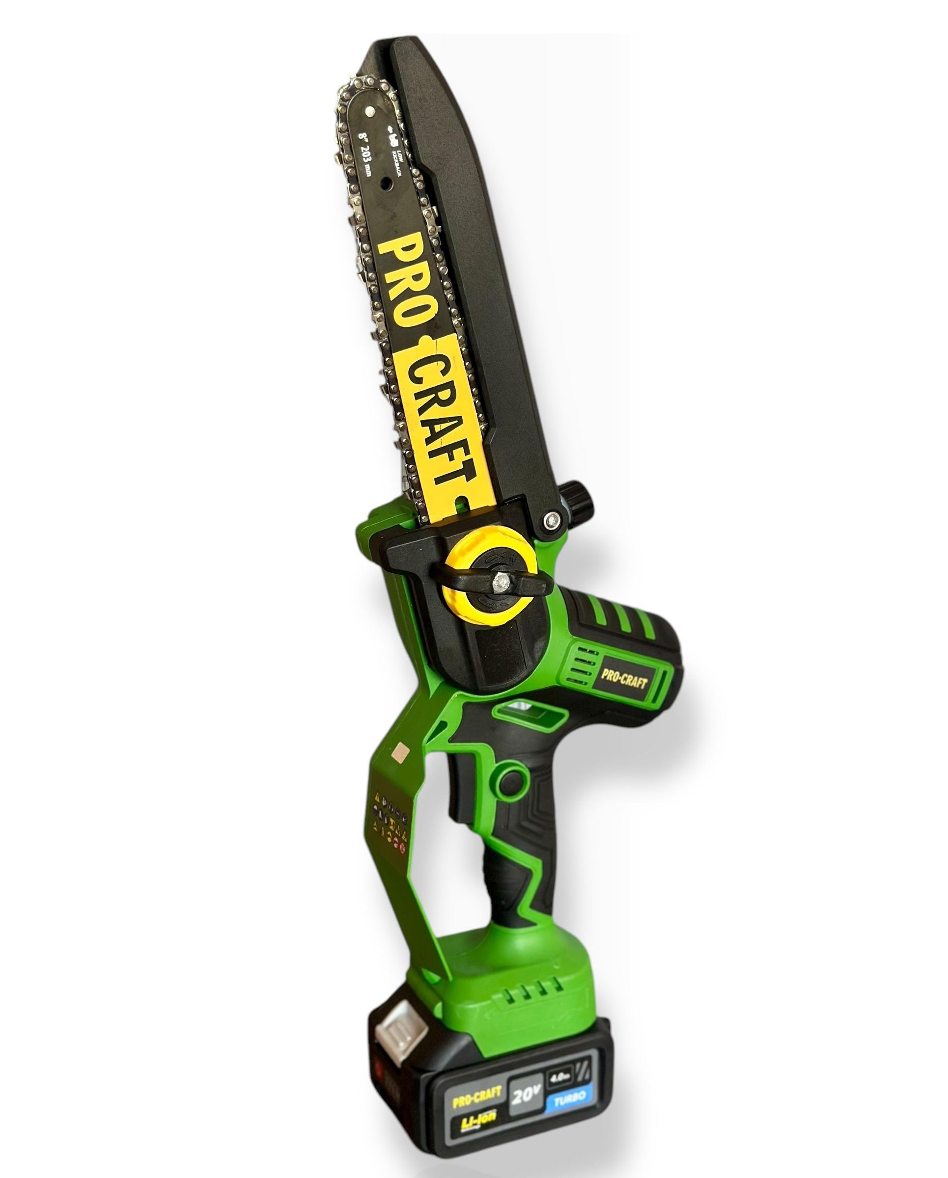 Аккумуляторная цепная пила Procraft PKA32Li С 1 акб для обрезки деревьев и распила дров - фото 5 Аккумуляторная цепная пила Procraft PKA32Li С 1 акб для обрезки деревьев и распила дров - фото 5