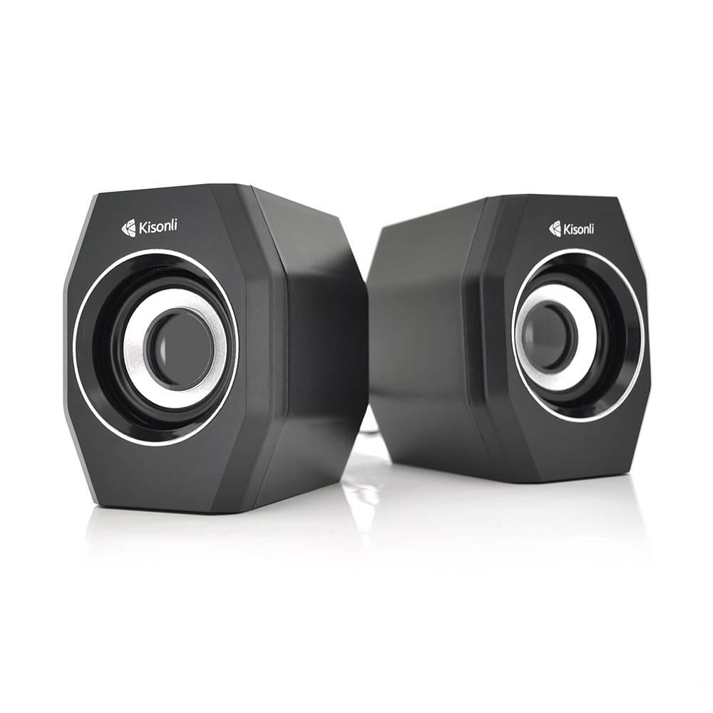 Колонки для ПК і ноутбука Kisonli A-101S USB/3,5 мм 2х3,5W 20Hz- 20KHz Black (30576)
