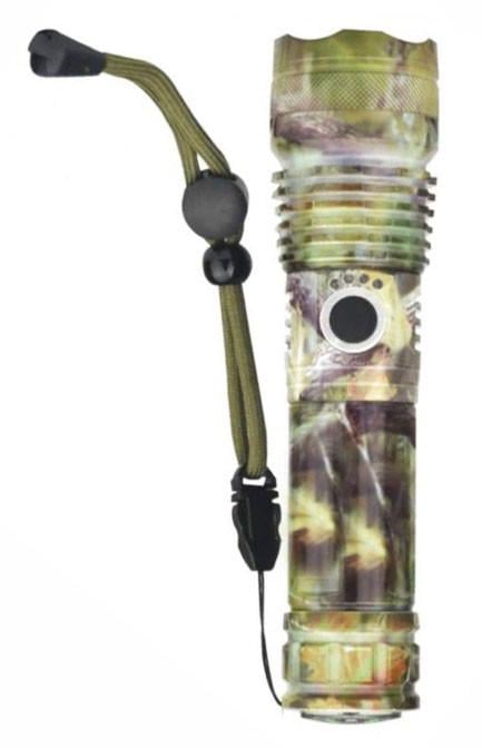 Фонарь карманный аккумуляторный RB-266 с zoom Р50 18650/3хAAA Камуфляжный (1989024994)