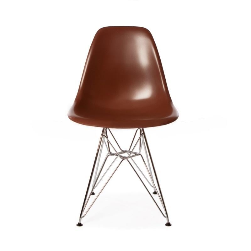 Стул пластиковый Тауэр с металлическими ножками Коричневый (25821005) Стул пластиковый Тауэр с металлическими ножками Коричневый (25821005)