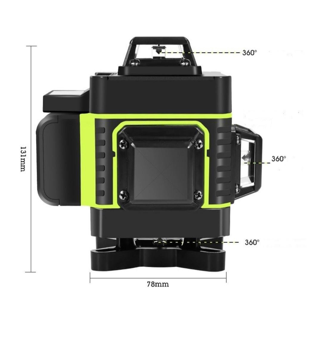 Лазерний рівень HILDA 4D 16 ліній Green - фото 4 Лазерний рівень HILDA 4D 16 ліній Green - фото 4