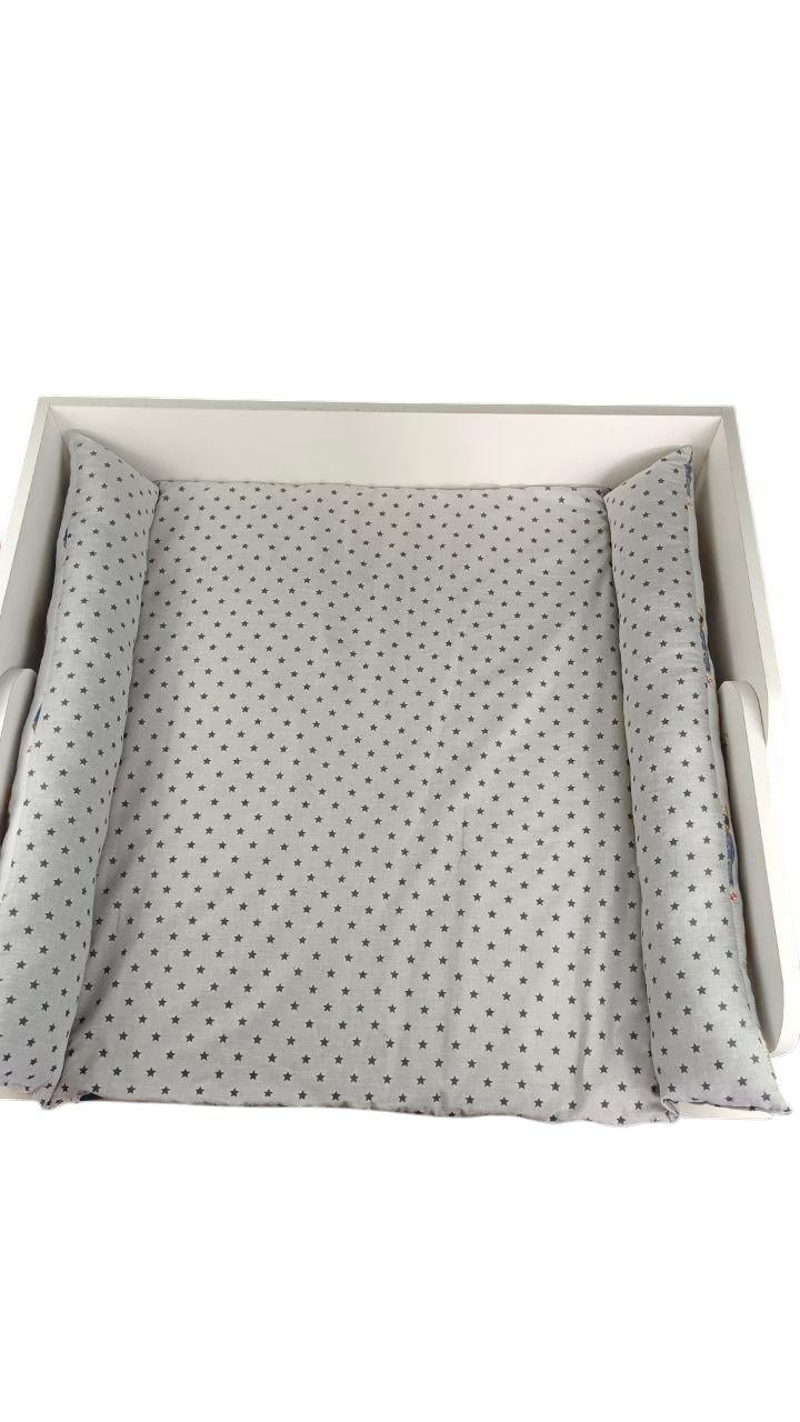 Пеленальный матрас двусторонний на детский комод с принтом Медвежата 90х70 см (2003) - фото 3 Пеленальный матрас двусторонний на детский комод с принтом Медвежата 90х70 см (2003) - фото 3