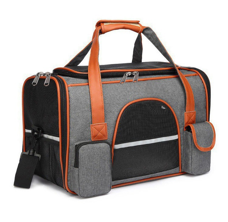 Сумка для переноски домашних питомцев Moorpet CP-63 50х30х30 см Dark Gray (3_06689) Сумка для переноски домашних питомцев Moorpet CP-63 50х30х30 см Dark Gray (3_06689)