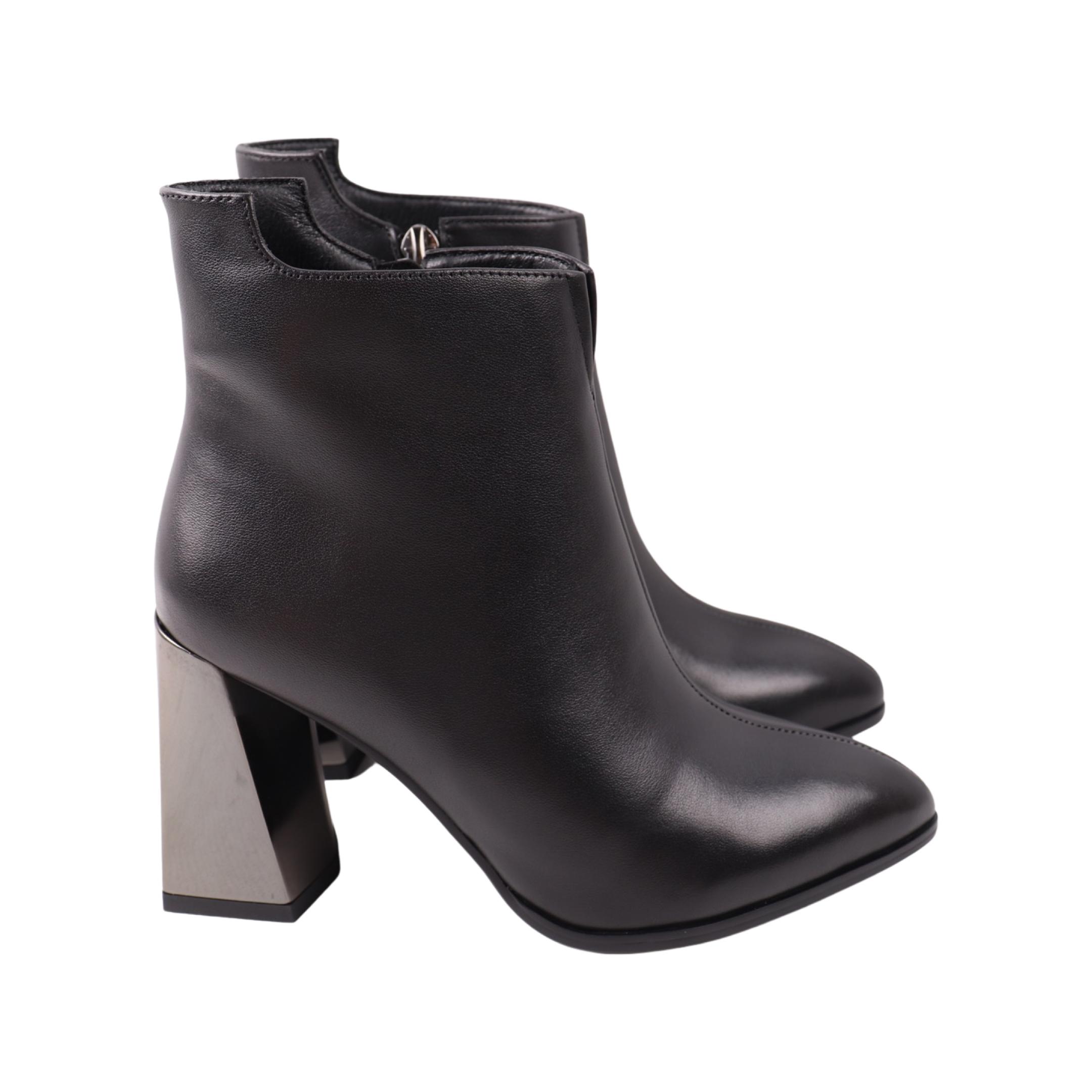 Ботильоны женские Melanda натуральная кожа р. 35 Черный (230-23DH)