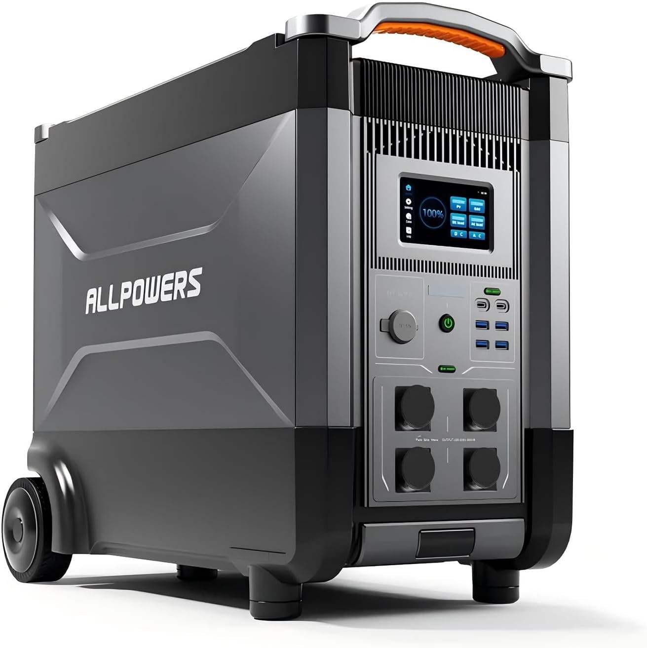 Зарядная станция портативная ALLPOWERS R4000 4000W 3456Wh LiFePO4 MPPT 3000W Wi-Fi/Bluetooth/UPS/APP (3177670921)