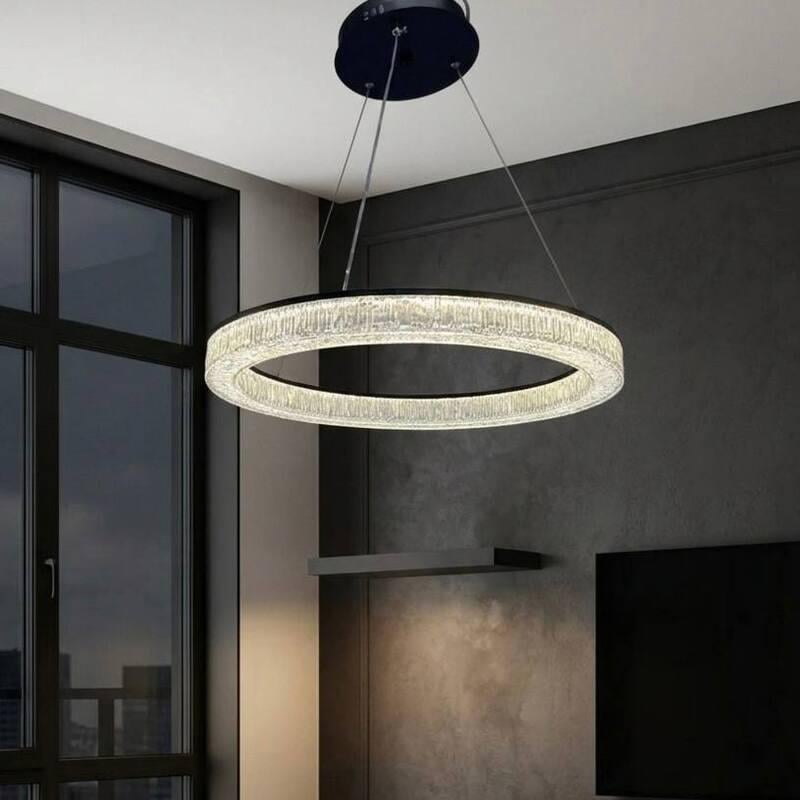 Люстра подвесная Zilini LED XL8048/600 Черный (34788782)