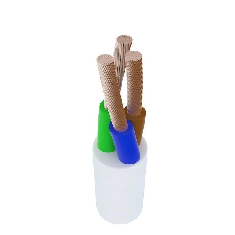 Провод медный круглый ЗЗКМ ПВС 3х10 мм2 Белый (705850) Провод медный круглый ЗЗКМ ПВС 3х10 мм2 Белый (705850)