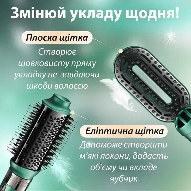 Фен-щетка VGR V-493 4в1 для укладки волос с регулировкой температуры 1000 Вт (8640) - фото 6 Фен-щетка VGR V-493 4в1 для укладки волос с регулировкой температуры 1000 Вт (8640) - фото 6