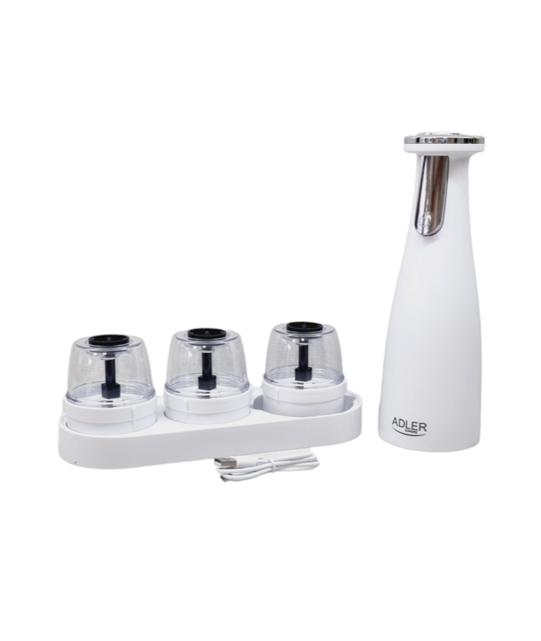 Измельчитель специй электрический 3в1 USB Adler AD 4449 White (03203)