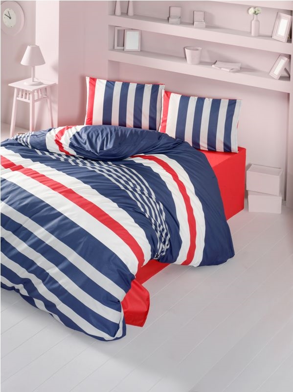 Комплект постельного белья Lighthouse Ranforce Stripe 160х220 см/50х70 см 2 шт.