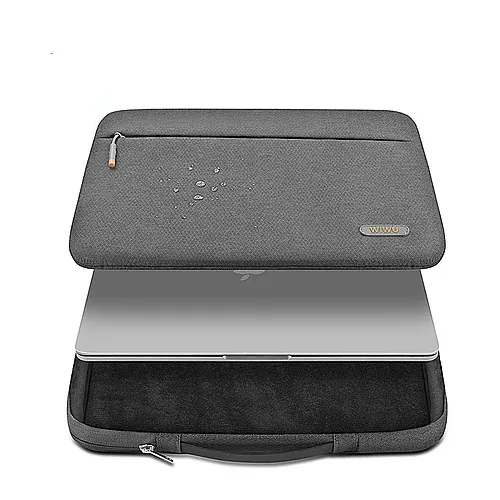 Чехол-сумка WIWU Pilot Sleeve for MacBook 13,3/14'' Grey - фото 5