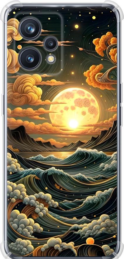 Чехол на Realme 9 Pro Plus Арт волны (6332sp-2596-42517)