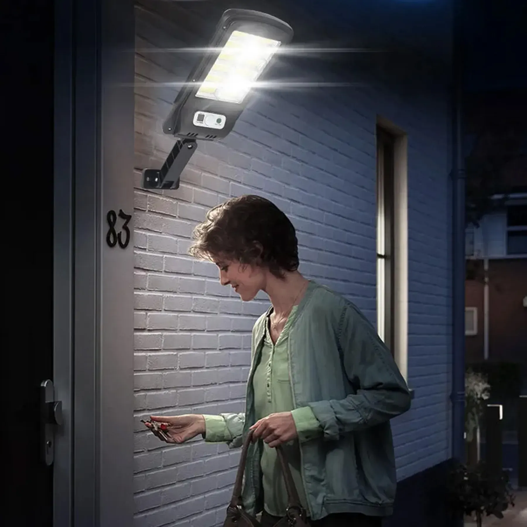 Ліхтар вуличний на сонячній батареї з пультом BK-128B-12COB (234566410) - фото 5 Ліхтар вуличний на сонячній батареї з пультом BK-128B-12COB (234566410) - фото 5