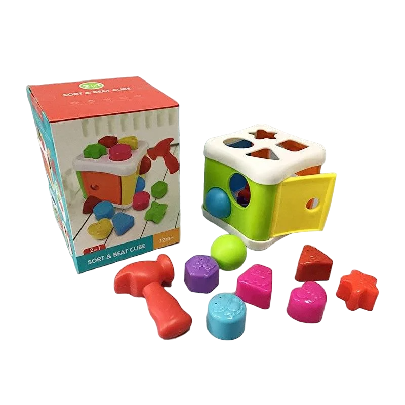 Игрушка для малышей развивающая Star Toys 16403 2в1 Сортер-стучалка (46404) Игрушка для малышей развивающая Star Toys 16403 2в1 Сортер-стучалка (46404)
