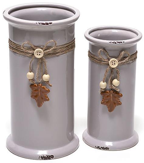 Керамическая ваза Shabby Chic 12,6 см/22,8 см - фото 2 Керамическая ваза Shabby Chic 12,6 см/22,8 см - фото 2