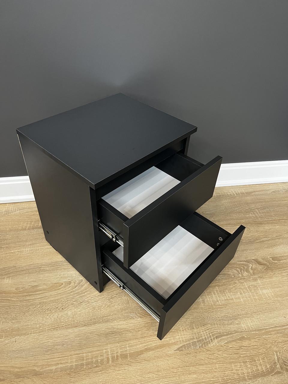 Тумба приліжкова Кватро 400x480x340 мм Антрацитовий - фото 4