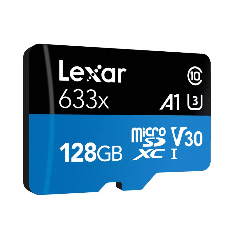 Карта памяти Micro SDXC Card LEXAR 633x Class 10 UHS-I U3 128 Gb (547204)