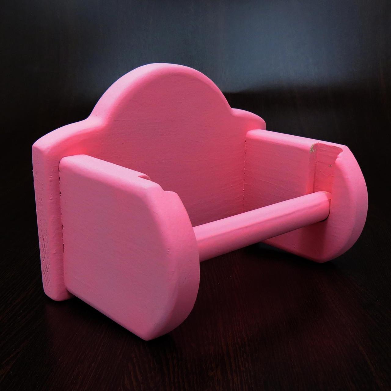 Держатель для туалетной бумаги из дерева Вольфрам Барби (ДТБ-000950) - фото 9