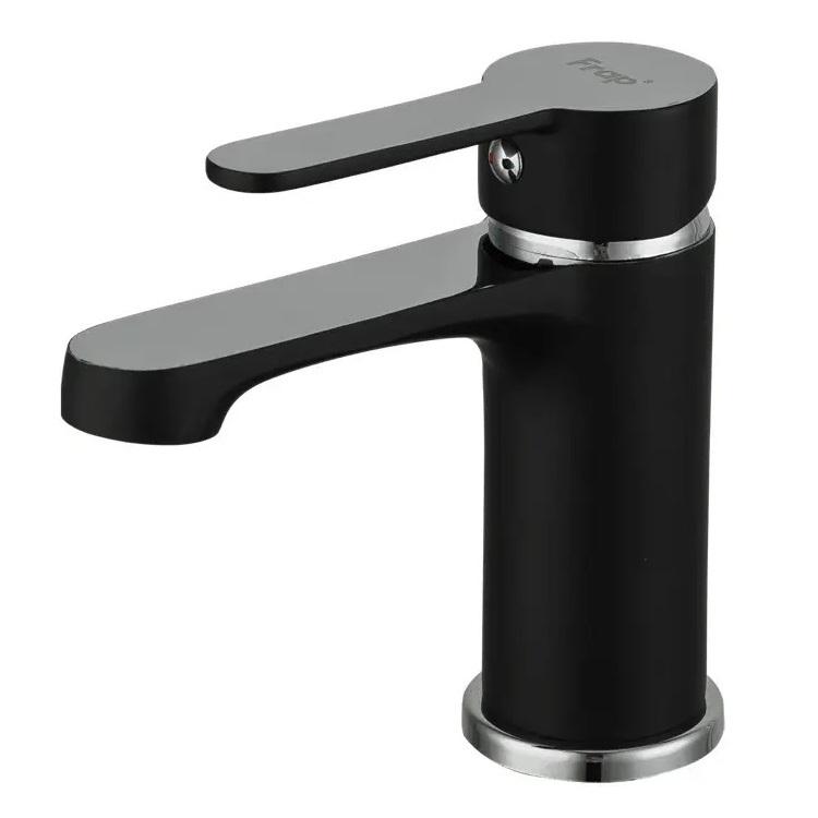 Змішувач для умивальника Frap F1042 одноважільний Чорний (171204) Змішувач для умивальника Frap F1042 одноважільний Чорний (171204)