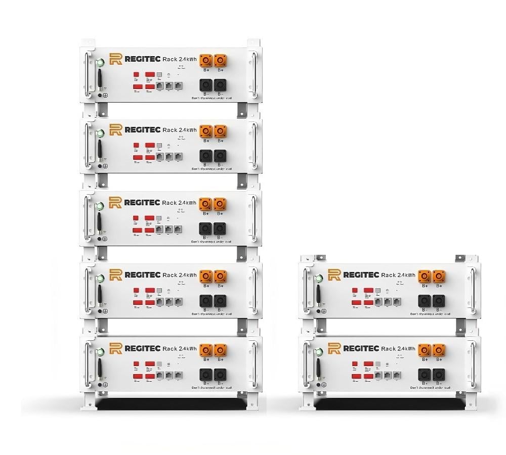 Акумуляторна батарея модульна Regitec Solar Rack LiFePo4 35,7 kWh (RGT Rack35,7 kWh)