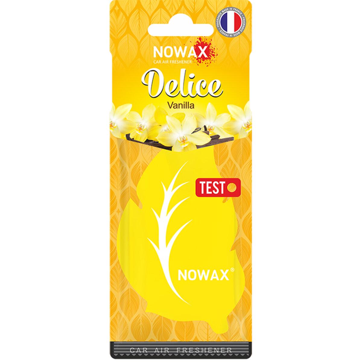 Ароматизатор повітря целюлозний Nowax серія Delice Vanilla (2398)