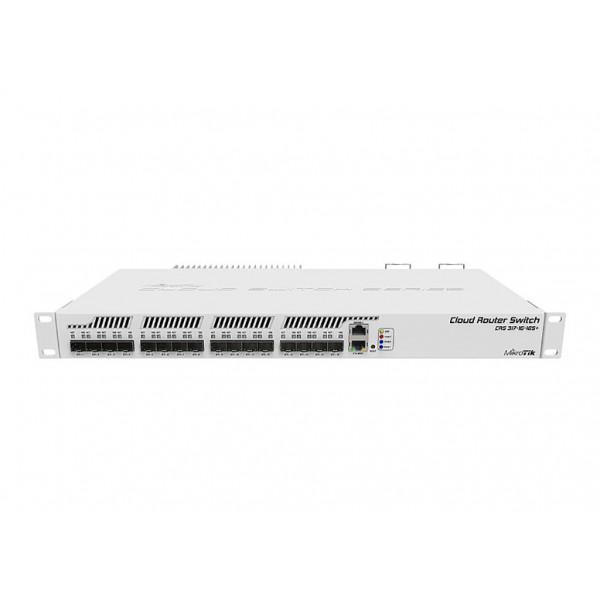 Комутатор Mikrotik CRS317-1G-16S+RM керований 16x SFP/SFP+ cages RouterOS Level 6 (575962)