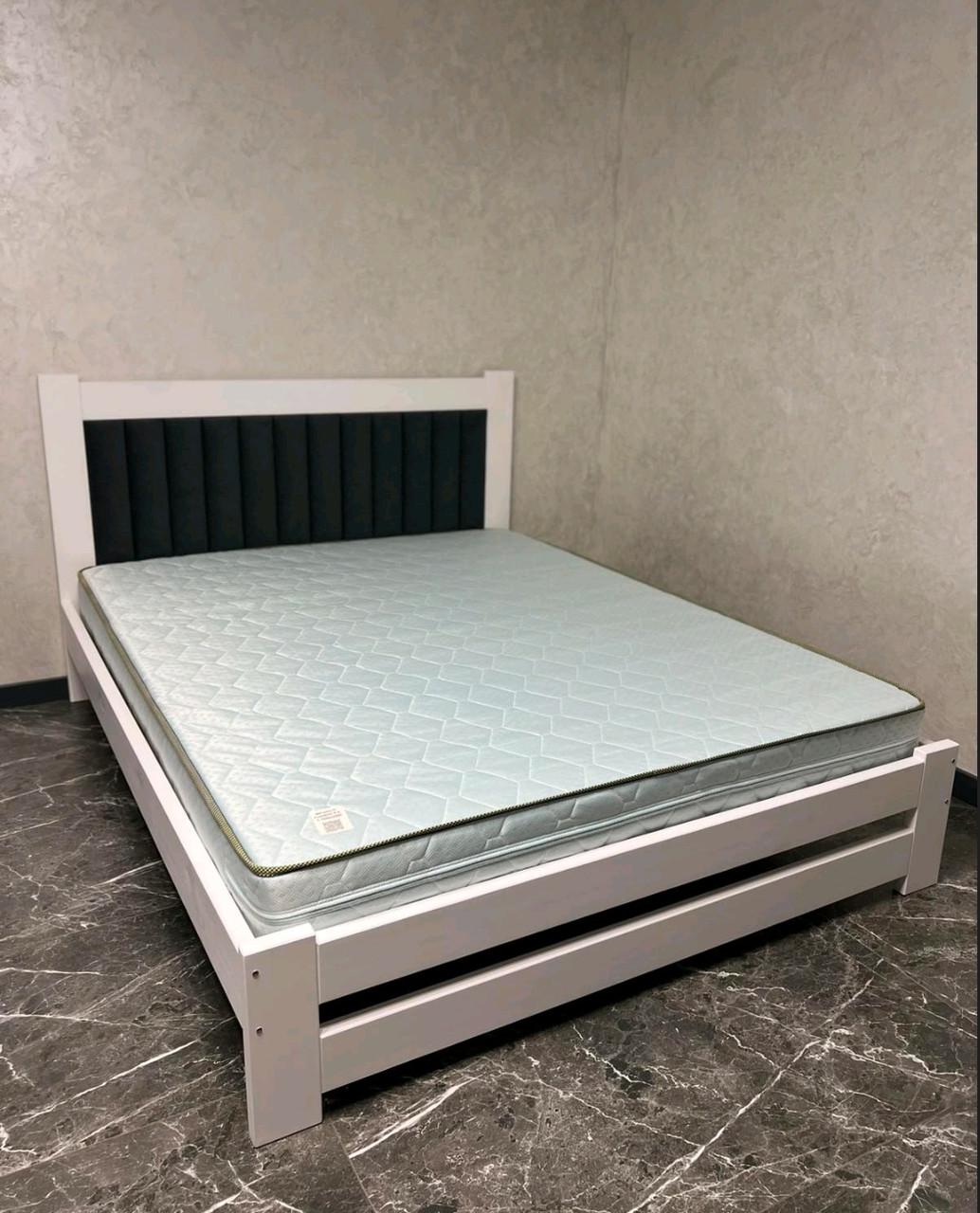 Кровать деревянная с мягким изголовьем 180x200 см (2547628392) Кровать деревянная с мягким изголовьем 180x200 см (2547628392)