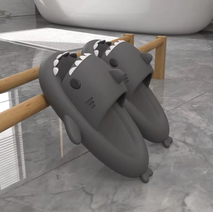 Шлепанцы Акулы р. 44/45 27,5 см Темно-серый (ТС348) - фото 9 Шлепанцы Акулы р. 44/45 27,5 см Темно-серый (ТС348) - фото 9