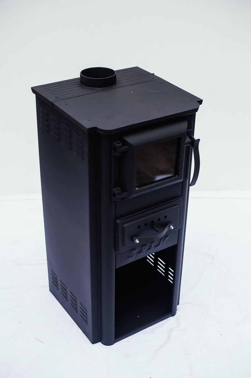 Піч-камін опалювальна для котеджу і дачі Spin KALIMERO 6 кВт Чорний (CNT00007757) - фото 2 Піч-камін опалювальна для котеджу і дачі Spin KALIMERO 6 кВт Чорний (CNT00007757) - фото 2