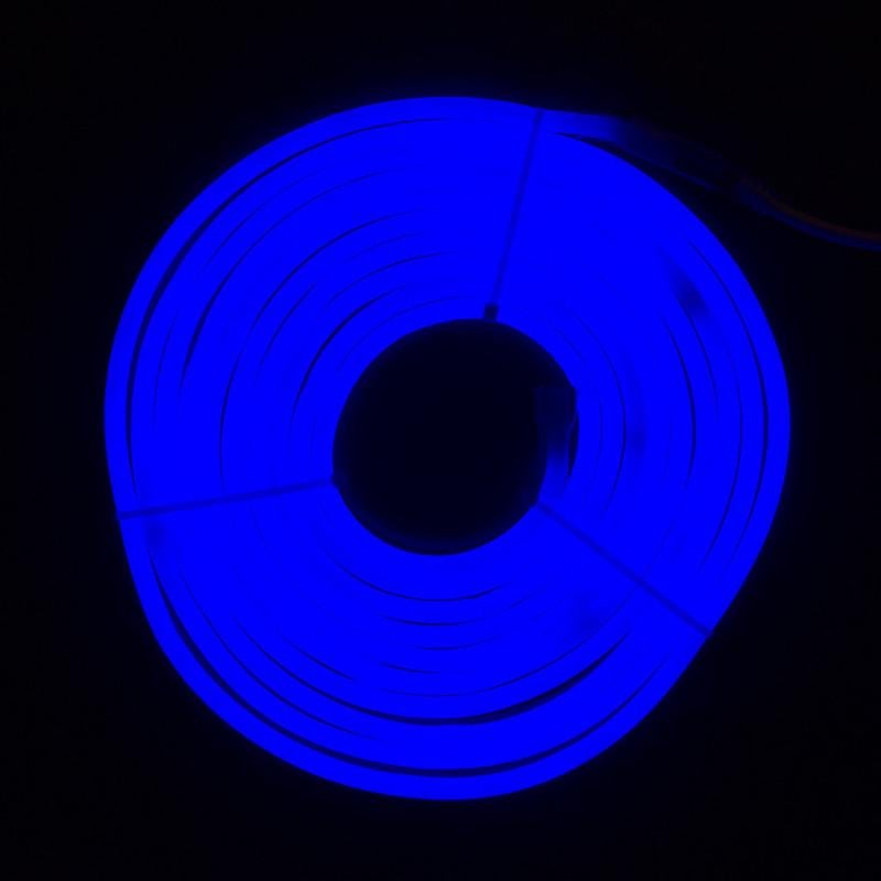 Гирлянда трубка неоновая SMD2835 LED 5 м синий крепления IP20 (950088)