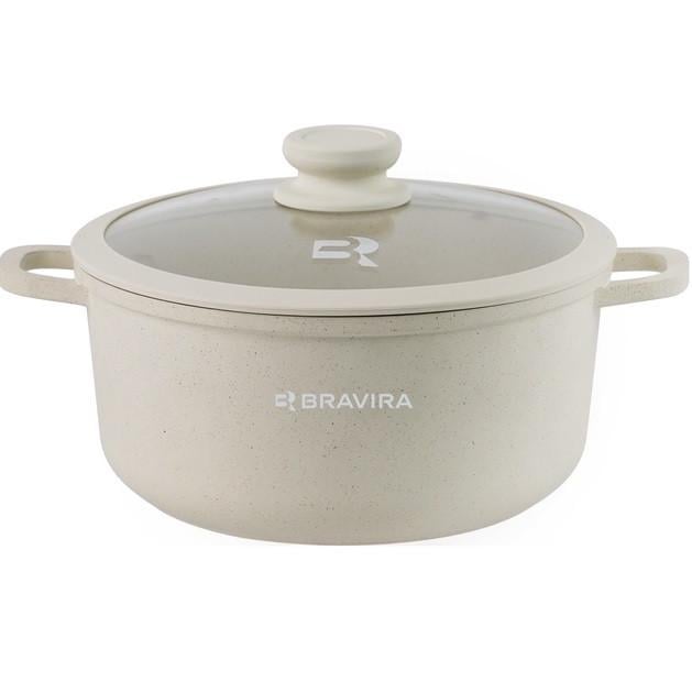 Кастрюля BRAVIRA SandLight круглая 2,3 л (BR8008-20)
