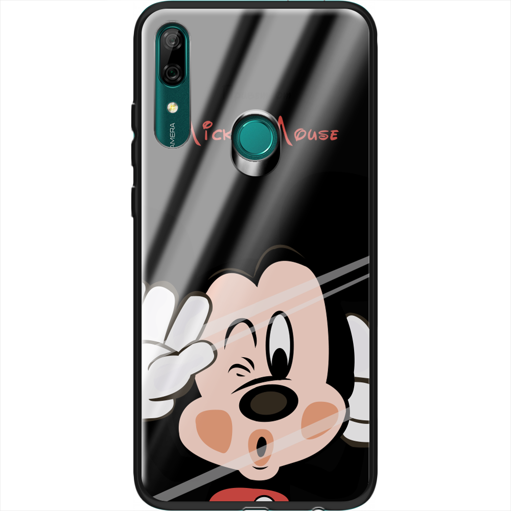 Чехол Boxface Huawei P Smart Z Mister M Черный силикон со стеклом (37381-cc58-37725)