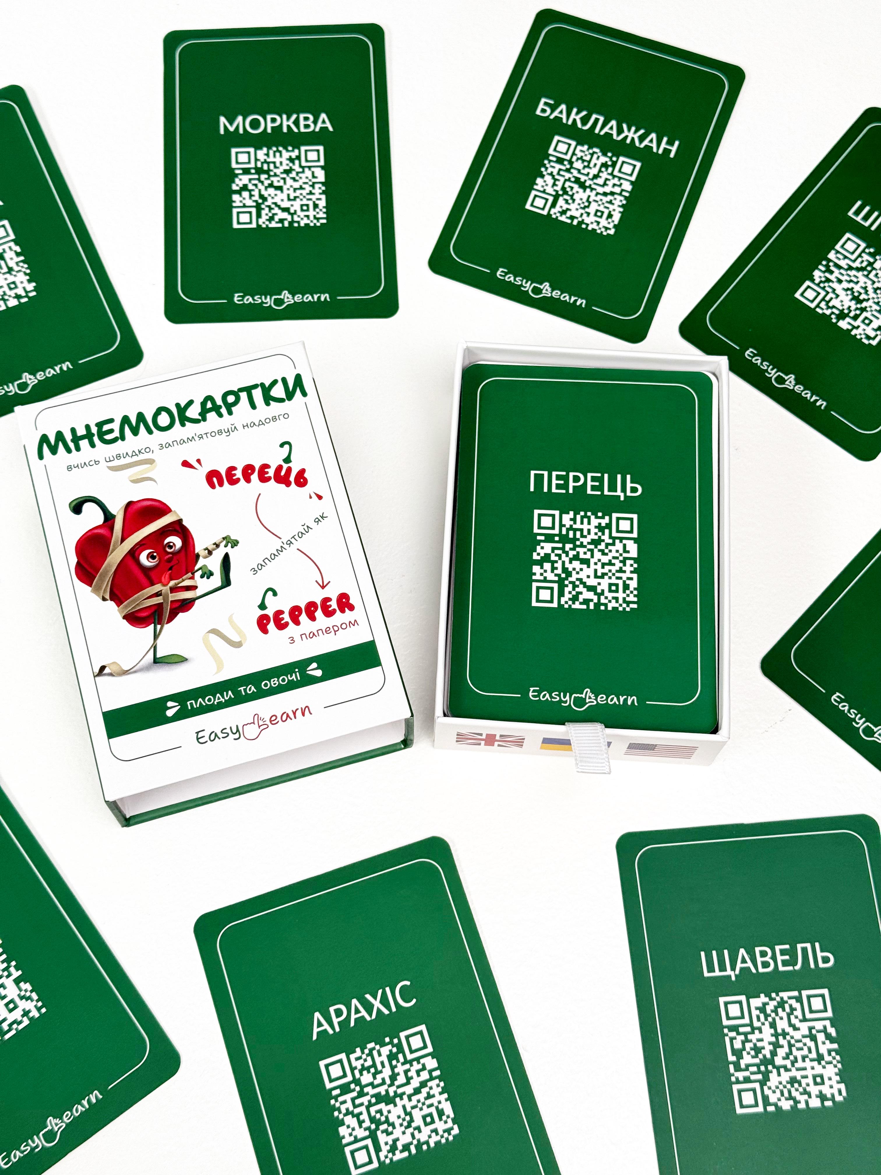 Мнемокарты EasyLearn Выпуск 2 Плоды и овощи (EL-FV1) - фото 21